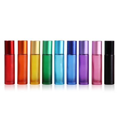 Refillable Perfume Rollerball 5ml 7ml 8ml 10ml Frosted Glass Bottle‌