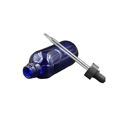 Medical Glass Refillable Dropper Bottle Plastic Pipette For Fluid Delivery