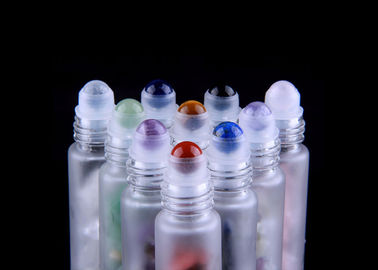 10ml Perfume Refillable Rollerball Container Natural Semiprecious Stones Gemstone