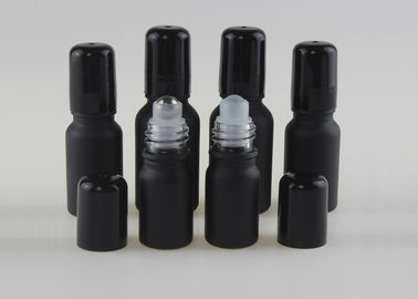 Round Mini Roll On Perfume Bottles 5ml 10ml 15ml Aluminum Cap For Personal Care