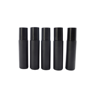 Black Color Empty Perfume Roller Bottles 5ml -10ml For Cosmetic / Eye Cream