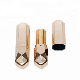 Cosmetic Packaging Lipstick Gold Tube , Custom Made Empty Lipstick Containers
