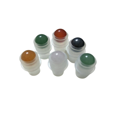 Schroefkap rol op parfumflessen, Amber Groen Rode Metal Roller Tops voor essentiële olieflessen